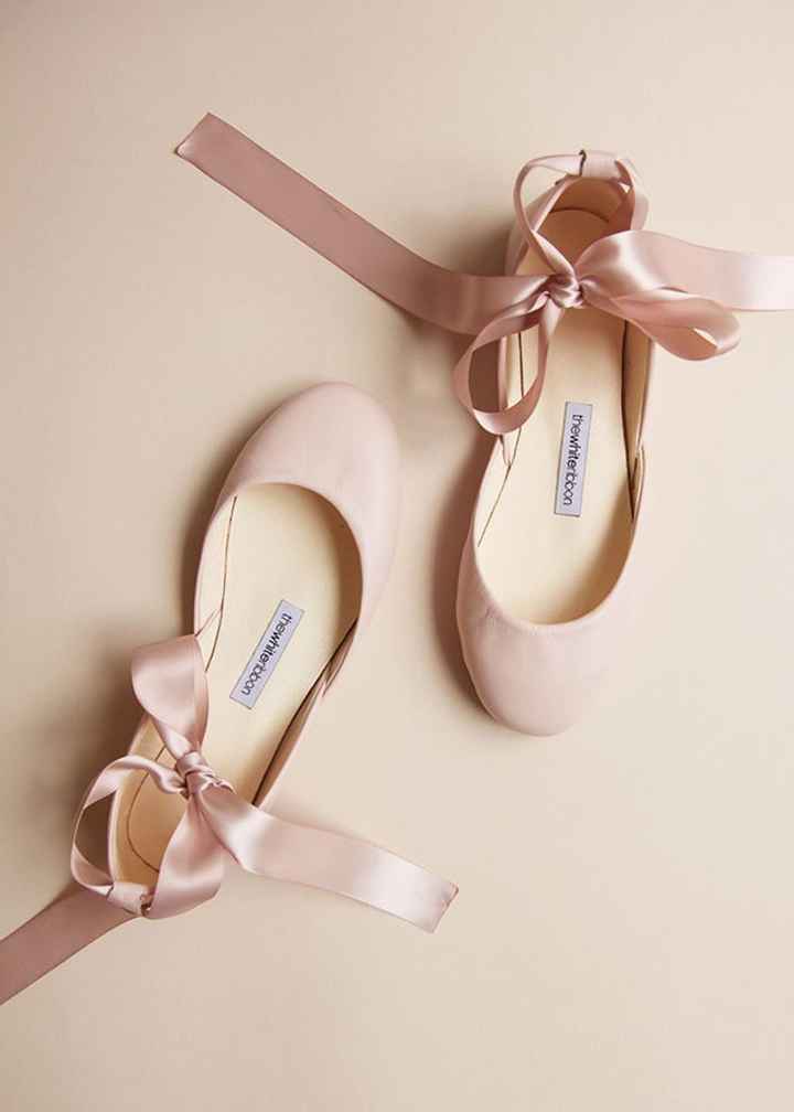 Ballet Slipper Wedding Shoes 