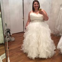 Any plus size brides think they rock their dress better than the model?