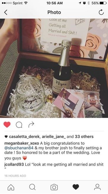 Bridesmaids proposal boxes