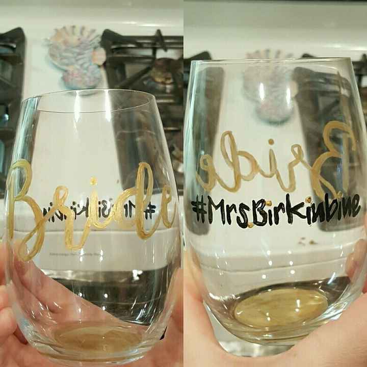 DIY custom wine glass trial results