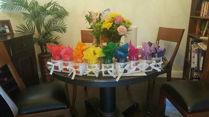 Bridesmaid party favor DIY