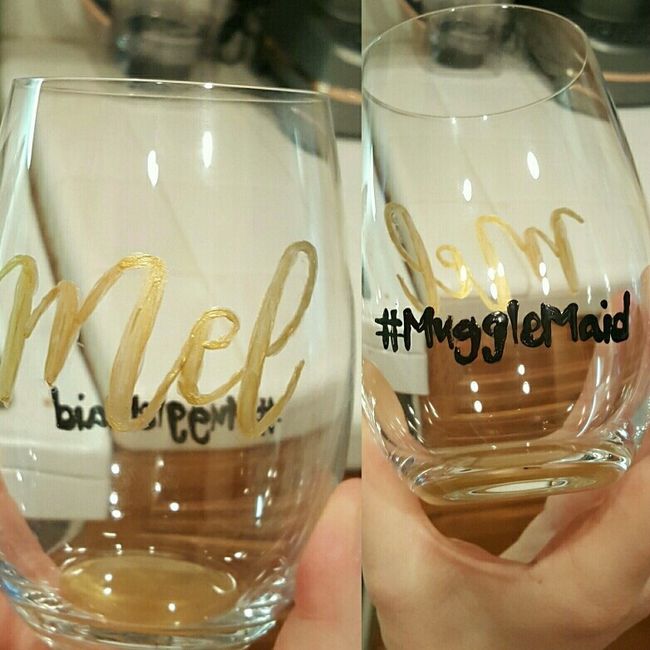 DIY custom wine glass trial results