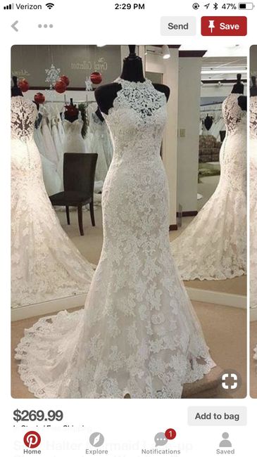Altering strapless sweetheart dress to halter 2