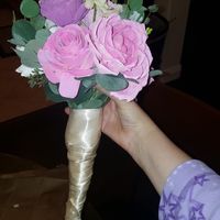 DIY Sola wood bouquet trial