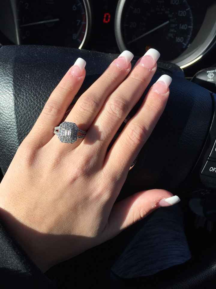 He popped the question!