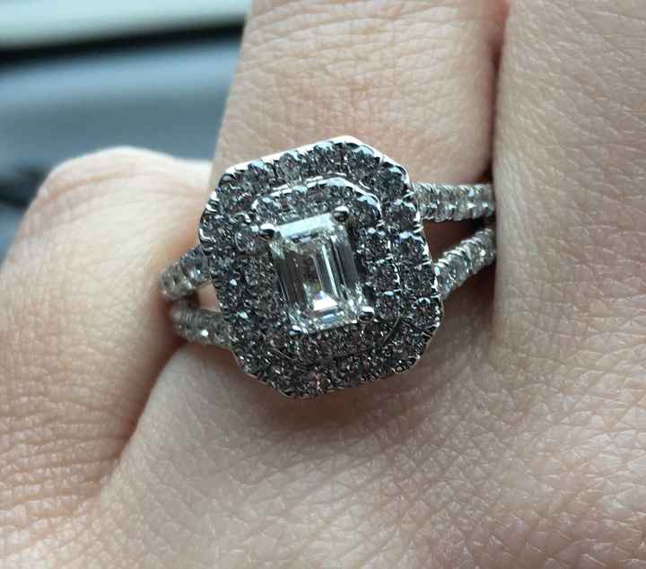He popped the question!