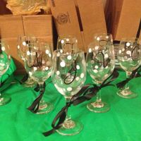 I made my BM's custom wine glasses! Check them out (pics)