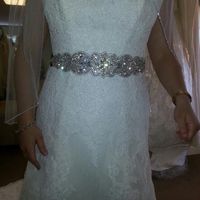 show me your wedding dress belts!