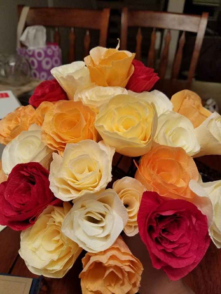  Paper rose bouquet - 1