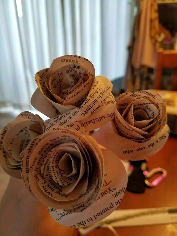 Paper rose bouquet - 2