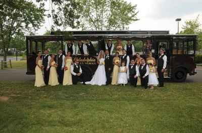 My dress and transportation!