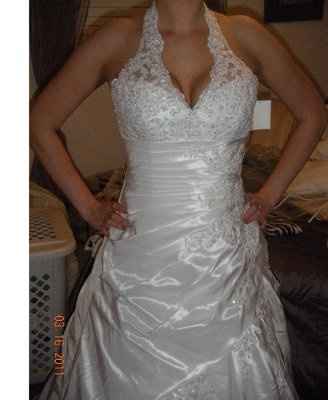 So you said yes to the dress.... now let's see it! :)