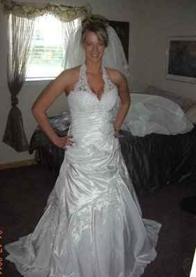 The dress you thought you had to have. And the dress you are wearing/wore on your wedding day