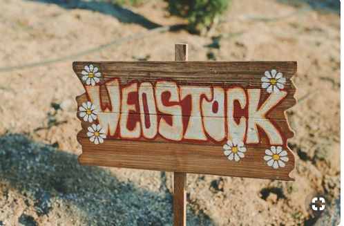 Help me plan decor for my #wedstock Woodstock Festival inspired wedding next year! 4