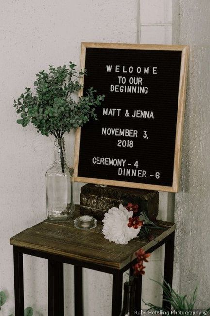 Welcome Wedding Sign Simple 