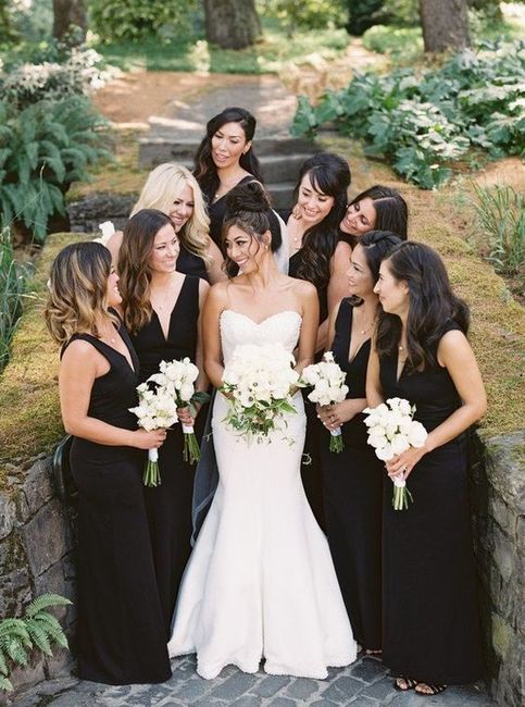 Black Bridesmaid Dresses