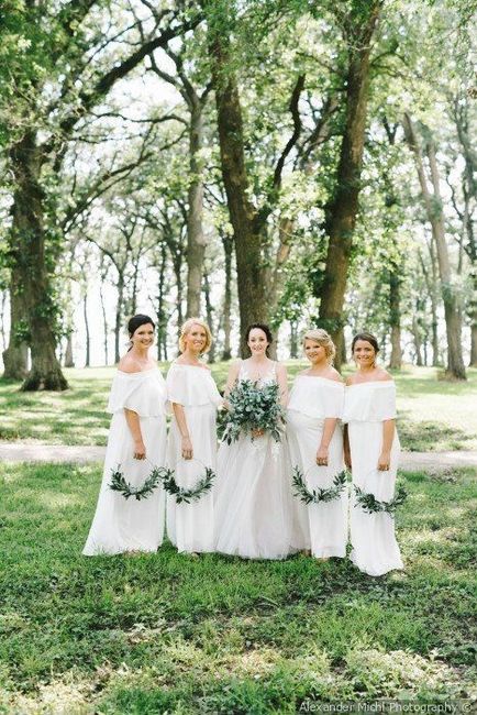 White Bridesmaids Dresses: In or Out? 1