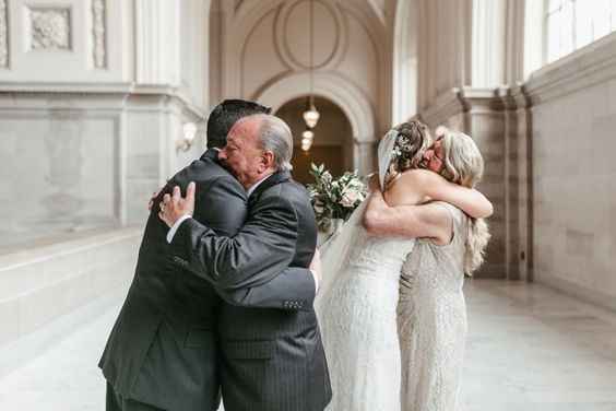 Parent Wedding Pictures Before the Ceremony