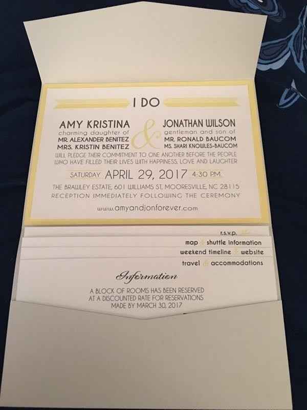 People who did DIY invitations