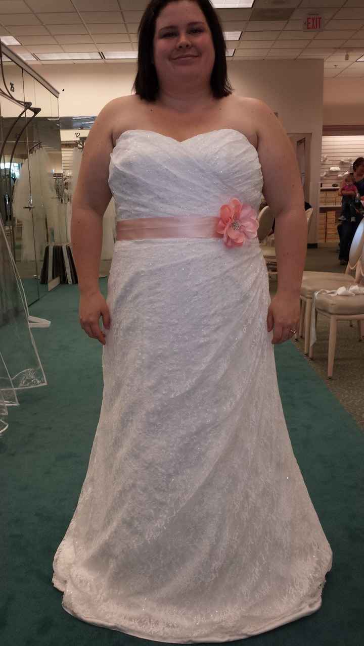 Show me your Davids Bridal dresses:)