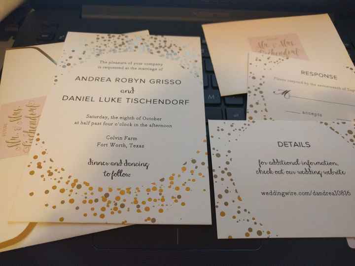 Diy Invitations! Thank you eBay and YouTube:)