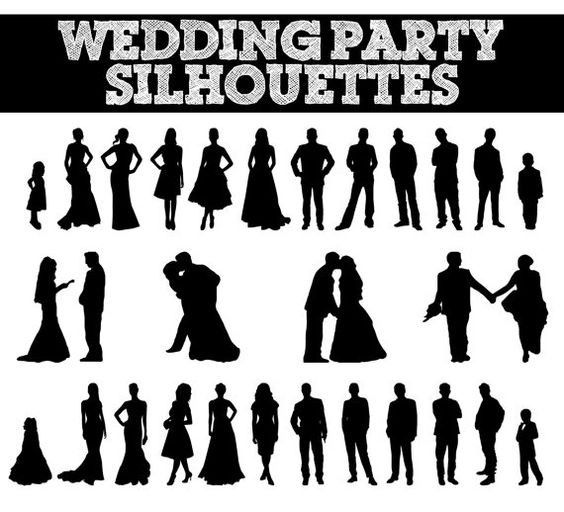 silhouette wedding programs 2