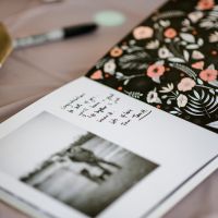 What are you doing for your guestbook?