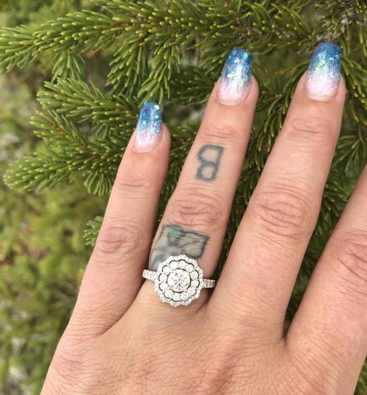 How many carats is your engagement ring? - 1