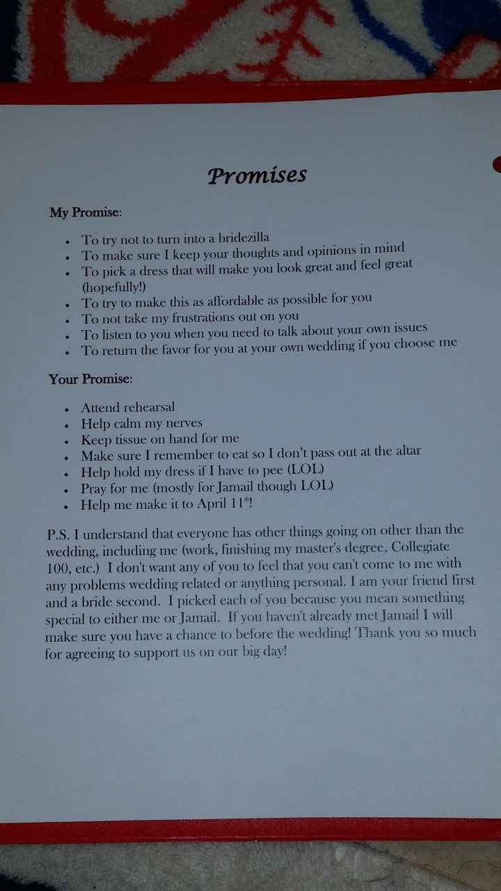 *Update* Bridesmaid Meeting