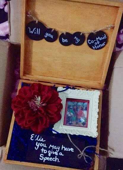 Bridesmaid/maid of honor proposal ideas and GO!