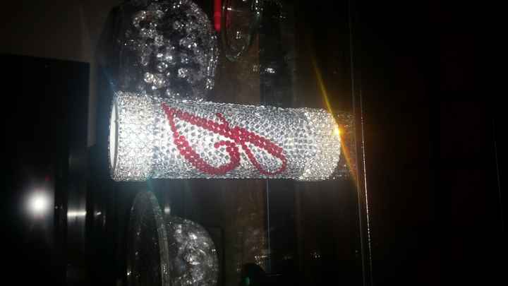 My DIY Bling Bouquet Holder is finally finished!