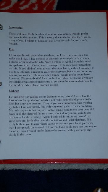 *Update* Bridesmaid Meeting