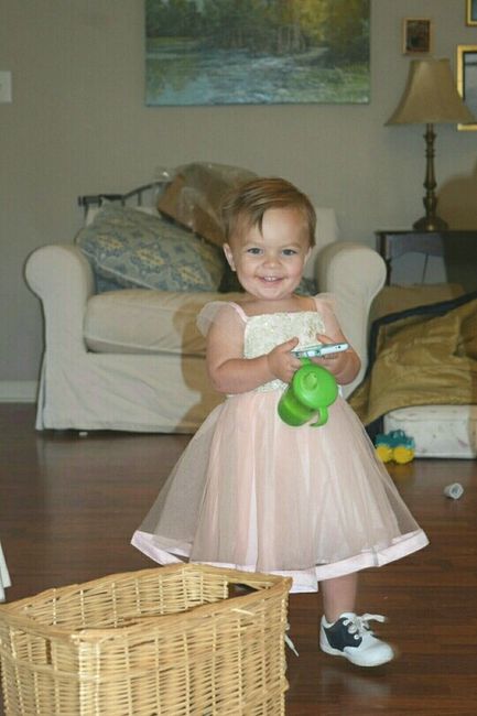 Flower girl dress came in today :)