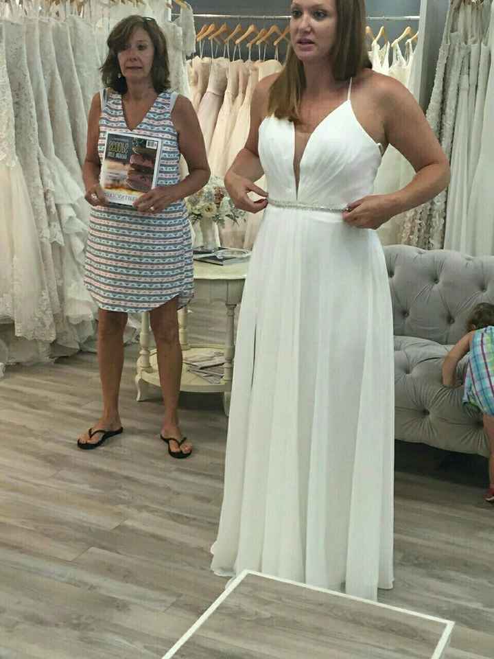 Beach Wedding - might go with a special occassion dress.