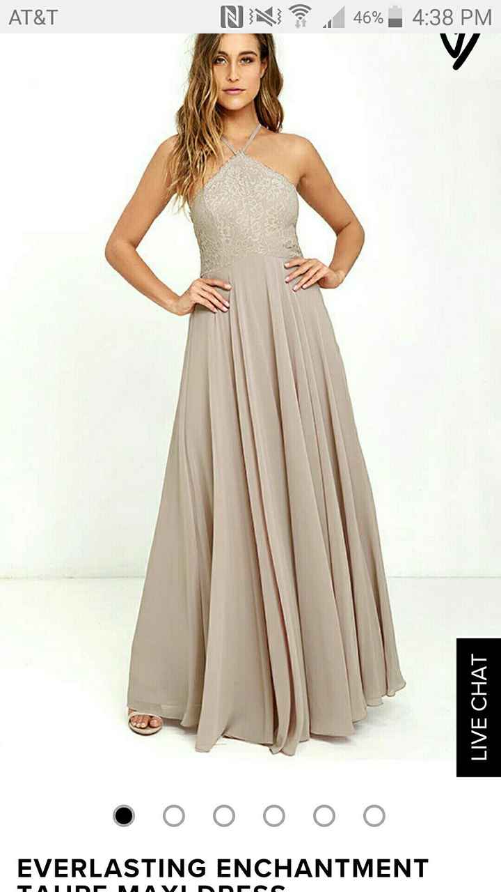 quick-turnaround bridesmaid dress