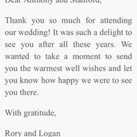 Do you send a thank you to a guest who did not give a gift?