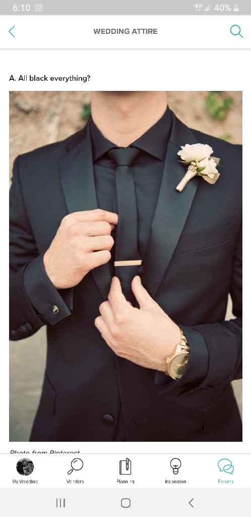 Groomsmen attire - 1