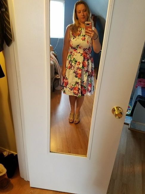 Said Yes to the Bridal Shower Dress