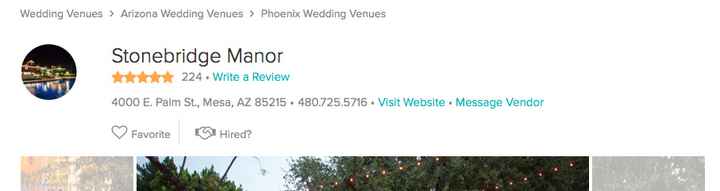 venue favoriting
