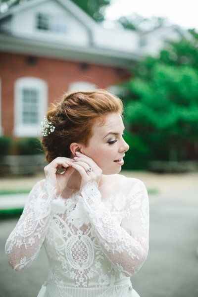spun-updo with pins