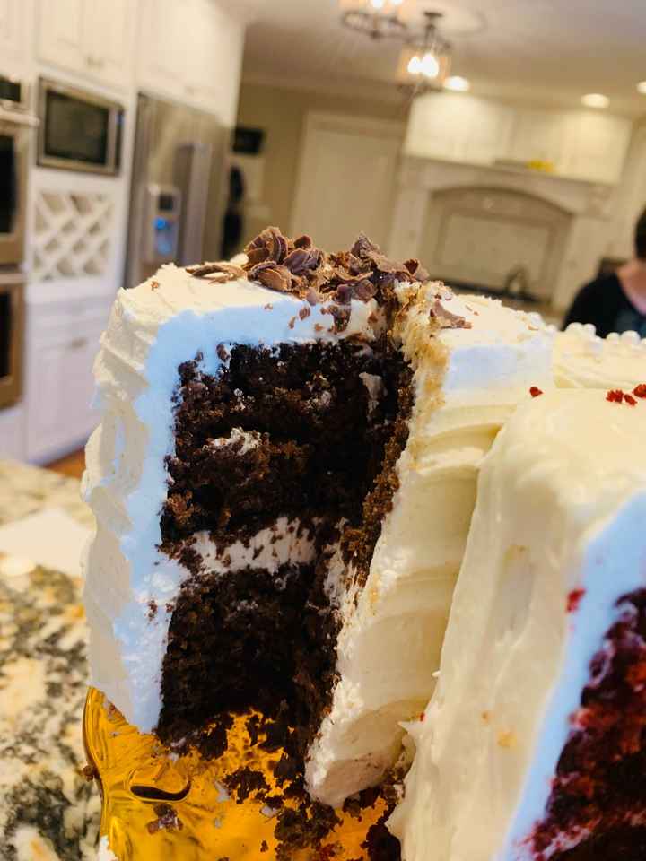 Cake tasting a success!!! - 2