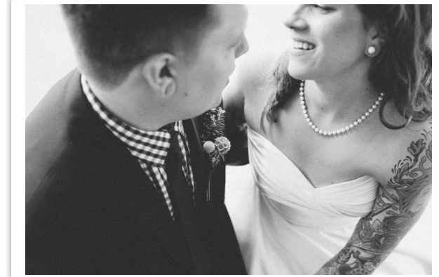 tattoos in my wedding gown....???