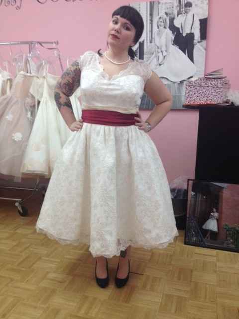 Can I see some short dresses? Did you try one on? Buy one?