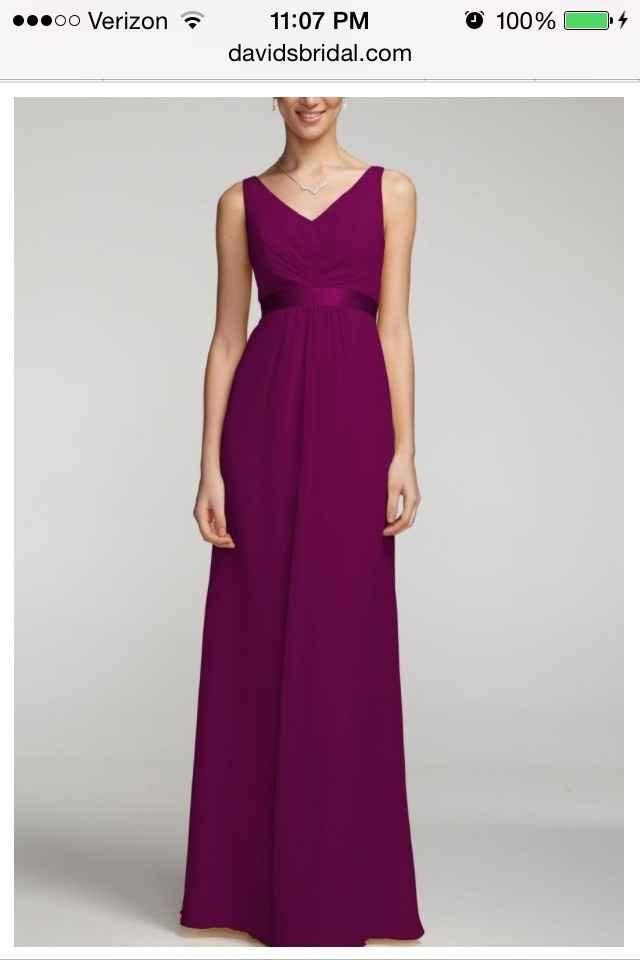 Do these dresses look okay with each other? (pic)