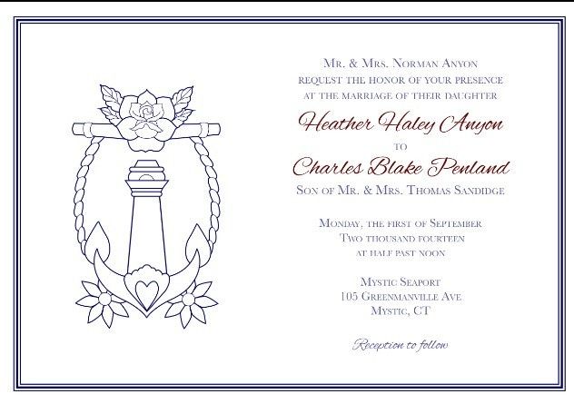 White wedding invites