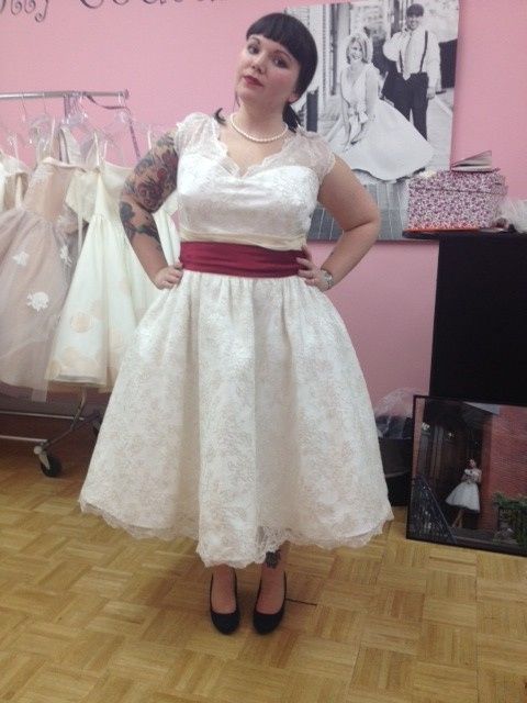 Can I see some short dresses? Did you try one on? Buy one?