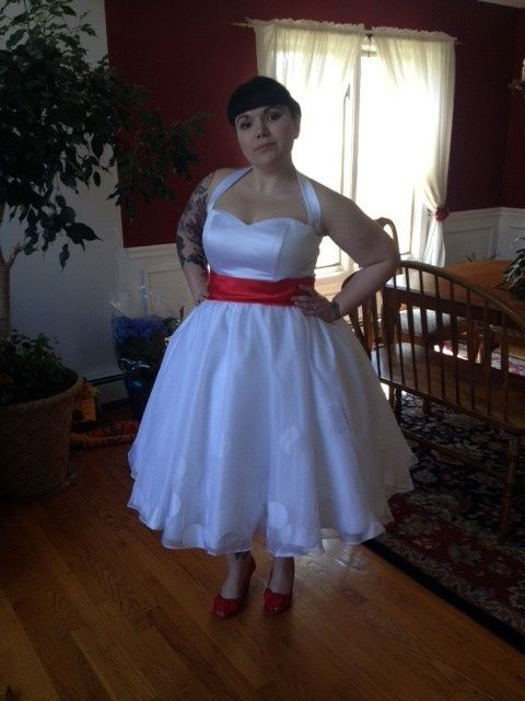 Can I see some short dresses? Did you try one on? Buy one?