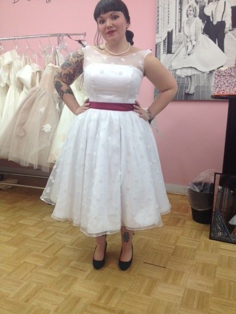 Can I see some short dresses? Did you try one on? Buy one?