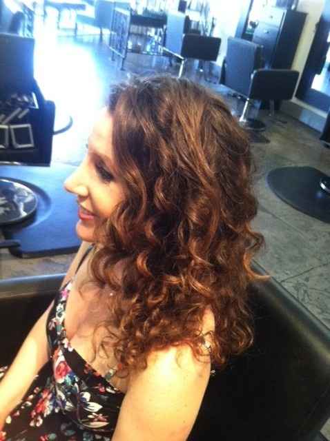 Hair/Make-up Trial -- Naturally curly hair