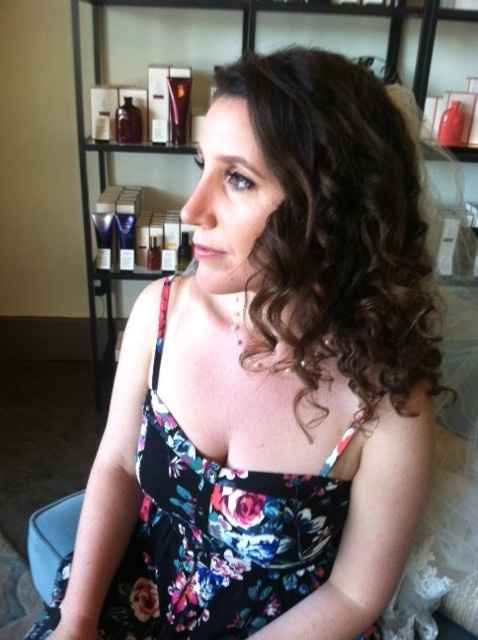 Hair/Make-up Trial -- Naturally curly hair